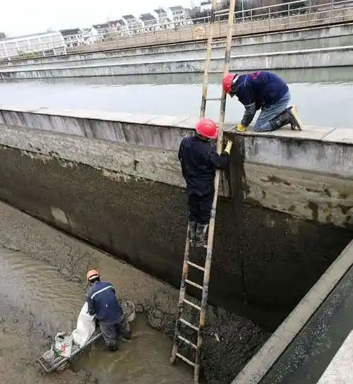 岳口镇污水池堵漏